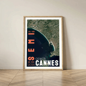AFSRU0003-2026_Mockup Cadre Bois Affiche carte du semi de Cannes