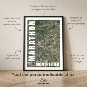 AFSRU0008-2026_Cadre Noir_42km_Affiche marathon Montpelier Affiche carte marathon Montpellier