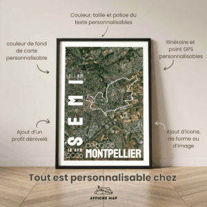 AFSRU0009-2026_Cadre Noir_21km_Affiche Semi Montpelier Affiche carte semi-marathon Montpellier