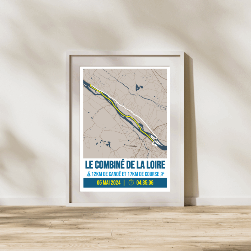 Affiche carte le combiné de la loire saumur 2024