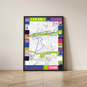 AFSRU00015-20km-Flashy_Mockup Cadre Noir Affiche carte 20km Tours
