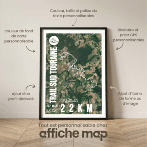 AF4341~1 Affiche carte trail sud Touraine 22km