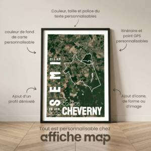 AFSTR0007b Satellite_Cadre Noir_21km_MockupAvecTexte_Affiche Semi Marathon Cheverny Affiche satellite carte semi marathon Cheverny