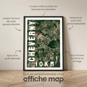 AFSTR0007e-satellite_Cadre Noir_10km_MockupAvecTexte_Affiche 10km Cheverny Affiche carte satellite 10km Cheverny