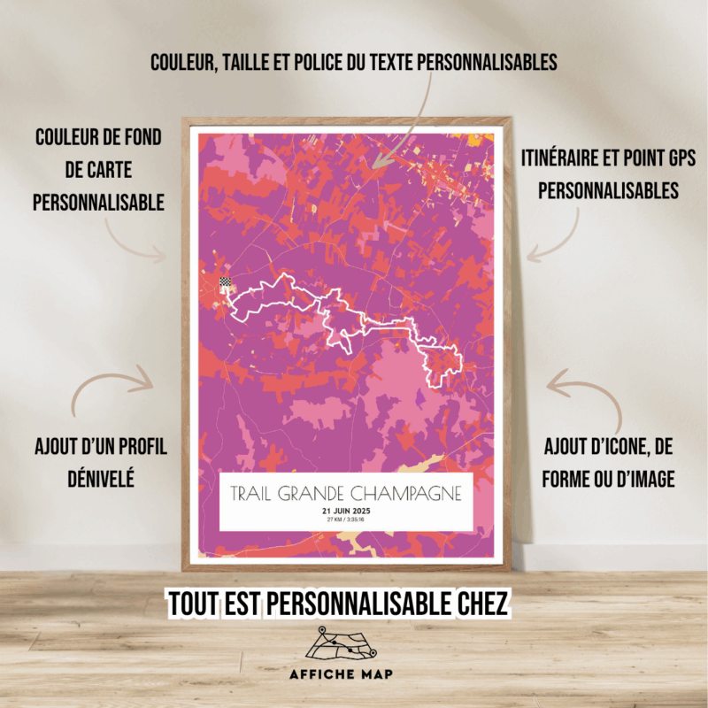 Affiche Trail Grande Champagne 27km