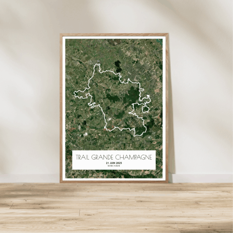 Affiche Satellite Trail Grande Champagne 55km