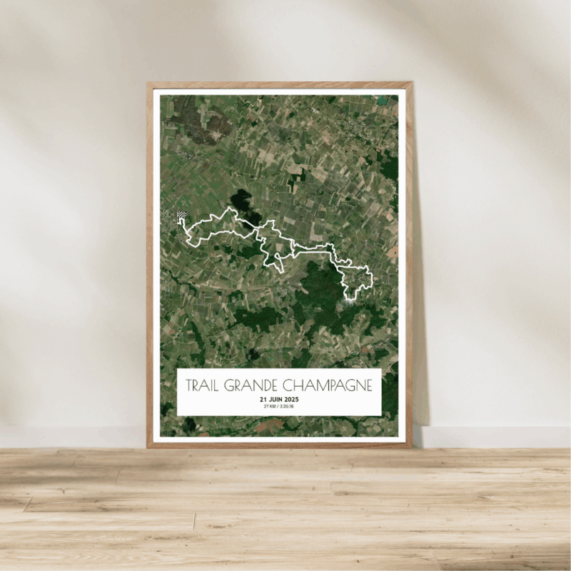 Affiche Satellite Trail Grande Champagne 27km