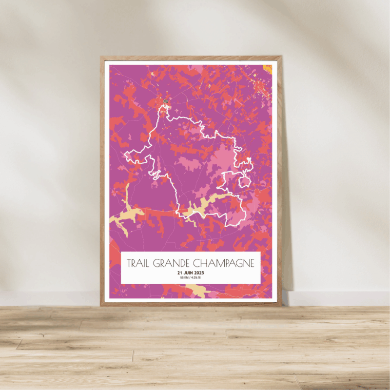 Affiche Trail Grande Champagne 55km