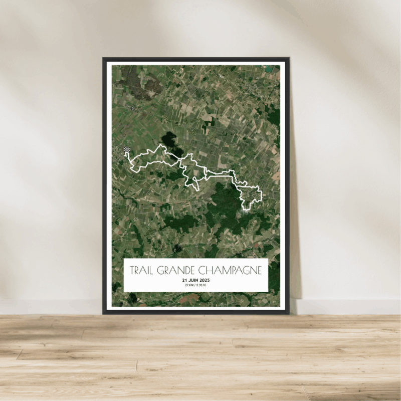 Affiche Satellite Trail Grande Champagne 27km