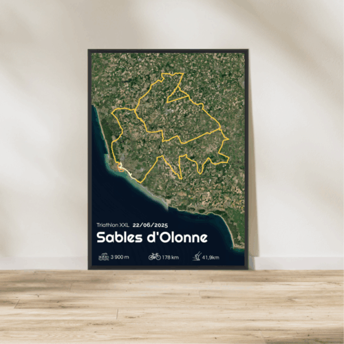 Affiche Triathlon XXL Sables d'Olonne
