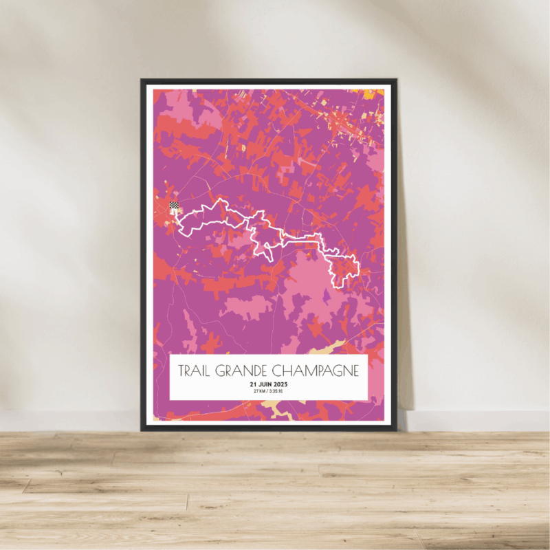 Affiche Trail Grande Champagne 27km