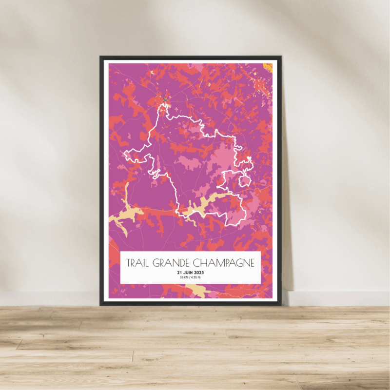 Affiche Trail Grande Champagne 55km