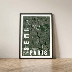 AFSRU0017_Cadre Noir_Mockup_Affiche Semi Paris Affiche carte Semi marathon Paris