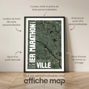 Affiche Running - Mon Premier Marathon