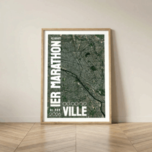 Affiche Running - Mon Premier Marathon