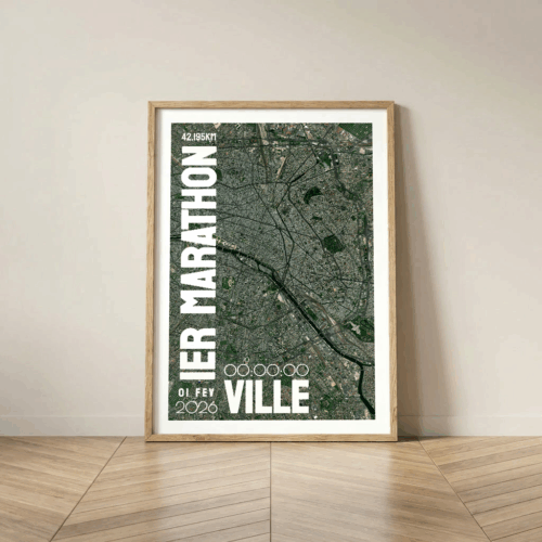 Affiche Running - Mon Premier Marathon