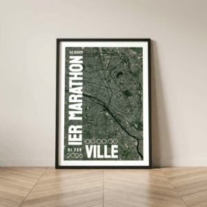 Affiche Running - Mon Premier Marathon