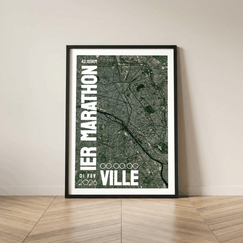 Affiche Running - Mon Premier Marathon